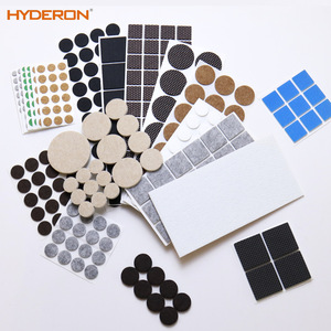 Patins en feutre autocollants Hyderon Furniture, formes circulaires et carrées, pour la protection des tables et des chaises - Product Image 1
