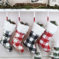 Décorations de sapin de Noël, Articles décoratifs, Sacs cadeaux, Chaussettes de Noël, Sacs cadeaux, Chaussettes flocon de neige, Pendentifs, Chaussettes de Noël
