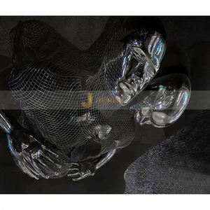 ANW1078 Custom Size Stainless Steel Art Deco <b>Decorative</b> Art Sculpture for Hotels Plazas and Public <b>Spaces</b> - Product Image 6