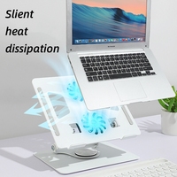 Support pour ordinateur portable ergonomique à rotation 360°, pliable, en alliage d'aluminium, support pour tablette PC, réglable, vente chaude