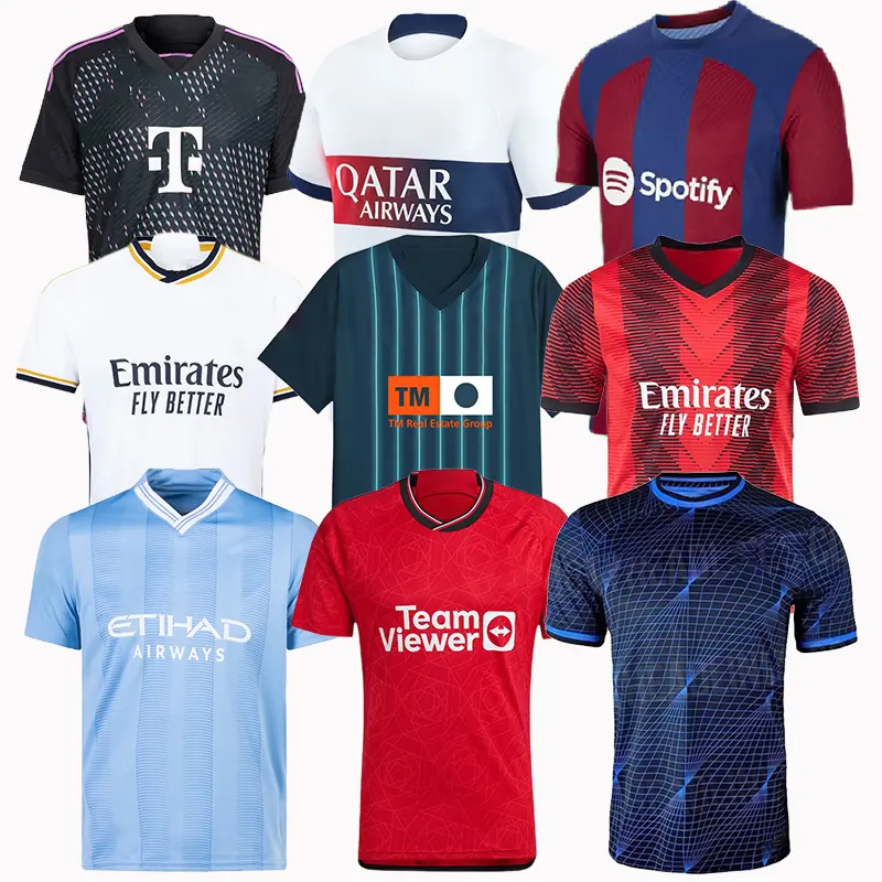 Spielers Version kein Logo einfarbiges Fußballtrikot Lieferant retro günstiges Team 2 Seiten reversibles Thailand Trikots Fußball