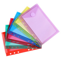 Portadocumentos Vertical para Carpetas A4/A5/A6, Tarjetas de Visita, Material PP, 11/6 Orificios, Impermeable, Almacenamiento de Archivos