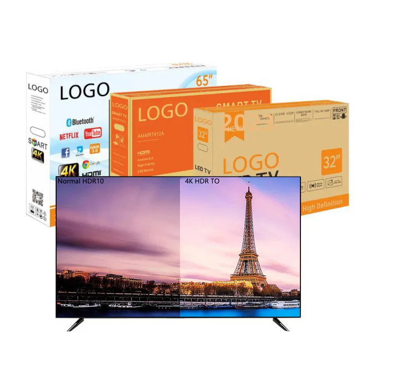 95 100 110 120 inç çin akıllı Android LCD LED TV 4K UHD fabrika ucuz düz ekran televizyon yüksek çözünürlüklü LCD LED en iyi akıllı TV