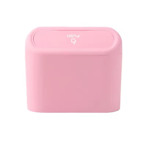 Boîte de rangement intérieure pour voiture 1L, poubelle à poussoir, mini-bac, boîte à déchets, support de fixation pour porte ou siège, accessoires automobiles - Product Image 5
