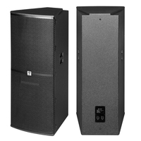 Haut-parleur PA passif double 15 pouces 2 voies 4800W 2.0 avec fréquence plate, audio professionnel pour KTV, Livehouse, Club, Pub, Église