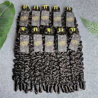 Extensions de cheveux humains de qualité 12A, cheveux vierges brésiliens à double trame, cuticules alignées, boucles spiralées birmanes, fournisseur de premier choix