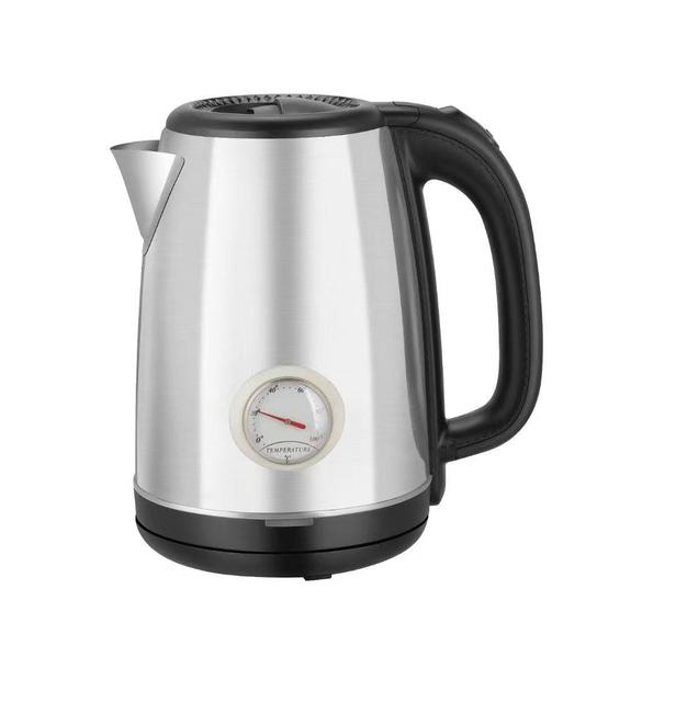 New 1.8L Stainless Steel Electric Kettle with Temperature Display
