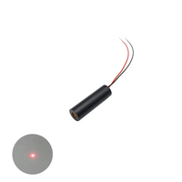 Módulo de Diodo Láser Rojo Compacto Mini D12mm 660nm 0.5mw 1mw 5mw 10mw 20mw 3V 5V 12V 24V para Posicionamiento en Máquinas Industriales