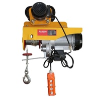 Nouvelle mini palan électrique PA1000 avec chariot électrique, grue mobile pour poutre en I, système de levage par câble métallique 1000 kg