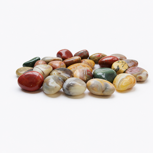 Pietre Decorative in Agata Naturale Lucidata Colorata <span class=keywords><strong>per</strong></span> Riempimenti di <span class=keywords><strong>Vasi</strong></span>, Decorazioni <span class=keywords><strong>per</strong></span> la Casa e Esposizioni di Cristalli - Product Image 1