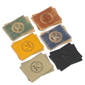 Étiquette en cuir véritable personnalisée pour jeans, étiquette en cuir véritable embossée, patch logo personnalisé pour sacs, sacs à main, vêtements - Product Image 2