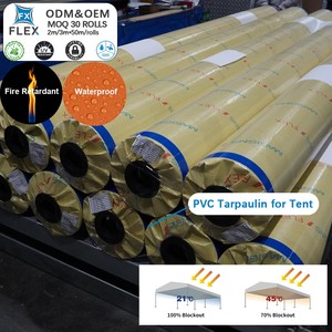 <span class=keywords><strong>Lona</strong></span> Impermeable FLFX, Resistente al Fuego, Antiestática, Tejida, Resistente a los Rayos UV, de PVC+Poliéster, Peso Medio, Resistente, <span class=keywords><strong>para</strong></span> Carpas - Product Image 1