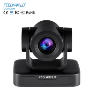 FEELWORLD Commande en gros Prix usine Caméra USB10X PTZ avec suivi automatique <span class=keywords><strong>Zoom</strong></span> 10X Caméra de vidéoconférence HD 1080P Logo personnalisé - Product Image 1