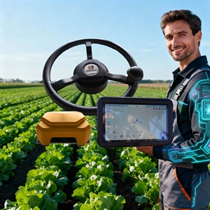 Nouveau Navigateur GPS Robuste IP67 pour Tracteur, Direction Automatique <span class=keywords><strong>Agricole</strong></span> RTK, Haute Précision 8mm, Compatible 12V/24V, Modèle d'Exportation - Product Image 6