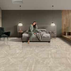 Azulejos de Porcelana Pulida de Alto Brillo Color Beige Urbano, 600x1200mm, Diseño Cerámico para Pisos y Paredes Interiores y Exteriores - Product Image 6