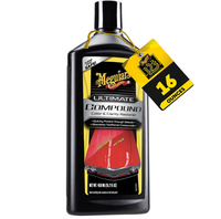 Crema Meguiars Ultimate Compound Pro-Grade para Eliminar Arañazos de Coche, Corrección de Pintura, Elimina Remolinos y Defectos, Restaura el Brillo