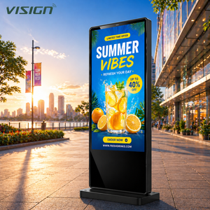 Pantalla LCD para Publicidad Exterior de 43-86 Pulgadas, Personalizada de Fábrica, OEM, Impermeable IP65, Alto Brillo 2500nits, VT-OT043 - Product Image 1
