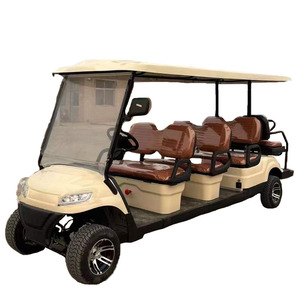 Chariot de golf électrique de buggy de golf d'approvisionnement d'usine 8 sièges chassant le chariot de golf électrique avec le Offre Spéciale - Product Image 1