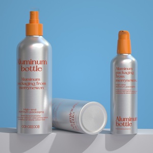 New Trend Aluminum Cosmetic Packaging Recyclable Bottles 500ml for Shampoo <b>Sunscreen</b> <b>Spray</b> Perfume & Lipstick - Product Image 2
