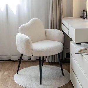 Bedroom lambskin chair study <b>computer</b> chair makeup cloud chair nail salon chair customer chair in nail salon manicure chair - Product Image 2