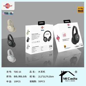Cuffie Over-Ear Weeklyup TDE 10 Bluetooth 5.3 con LED RGB, Wireless per Gaming, Audio Hi-Fi e Controllo Touch - Product Image 3