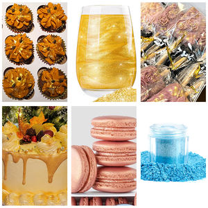 Paillettes comestibles de couleur or Pigment de perle de qualité <span class=keywords><strong>alimentaire</strong></span> poussière de lustre comestible pour boisson gâteau bonbons - Product Image 6