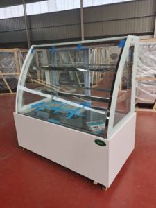 Kommerzielle Einzeltemperatur-Marmor zähler Kuchen Display Kühlschrank Luftkühlung Zähler Luftkühler für die Verwendung in der Bäckerei - Product Image 5