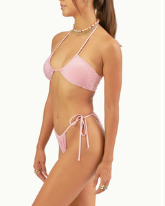 Vendita Diretta Nuovo Design OEM <span class=keywords><strong>Bikini</strong></span> <span class=keywords><strong>Brasiliano</strong></span> da <span class=keywords><strong>Donna</strong></span> Set 2 Pezzi Leopardato a Quadri Paisley in Spandex/Nylon ad Asciugatura Rapida - Product Image 5