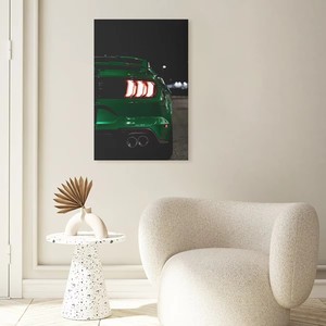 Quadro LED su Tela Dipinto a Olio Vintage, Stampa Digitale <span class=keywords><strong>Auto</strong></span> da Corsa con Luci, Stile Moderno, Impermeabile, Pronto da Appendere per Arredamento Casa - Product Image 2