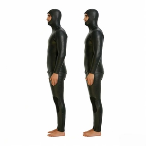 Combinaison <span class=keywords><strong>de</strong></span> plongée noire à manches longues pour <span class=keywords><strong>homme</strong></span> LYWISH, 7 mm, imperméable, élastique, 2 pièces, peau lisse, <span class=keywords><strong>triathlon</strong></span>, pêche sous-marine - Product Image 1
