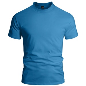 T-<span class=keywords><strong>shirt</strong></span> décontracté à manches courtes pour homme, couleur unie, coupe ajustée, pour l'été, prêt à porter en tant que sous-vêtement, en stock - Product Image 2