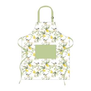 Grembiule da Cucina Riutilizzabile Ecologico in Cotone Stampato Unisex con Logo Personalizzato Senza Maniche con Tasca Posteriore Incrociata - Product Image 1