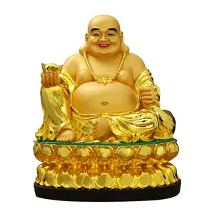 تمثال مايتريا بودا يضحك على شكل تمثال بودا ميتريا بطن كبير بوديساتفا في المنزل ثروة الحرف اليدوية