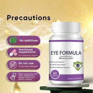 Kapsul mata Lutein mendukung kejelasan penglihatan kapsul Lutein suplemen ekstrak Mata Hitam melindungi mata Retinal melindungi mata - Product Image 5