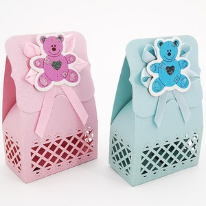 Lot de 12 boîtes à bonbons pour baby shower, jolies boîtes en papier pour garçon et fille, cadeaux de baptême, cadeaux d'anniversaire pour enfants, sacs à bonbons, fournitures pour fêtes et événements - Product Image 2