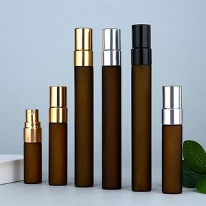 Flacone Spray in Vetro Ambrato Satinato da 2ml 3ml 5ml 10ml con Logo Personalizzato, Vuoto e Ricaricabile, Mini Fiale Campione di Fragranza - Product Image 5