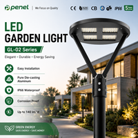 Lampe de poteau de clôture de jardin antique extérieure électrique AC, lumière de portail, IP65, LED, aluminium