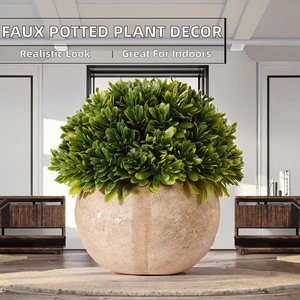 Plantas Artificiales en Maceta de Plástico Baratas al por Mayor, Resistentes a los Rayos UV y Ecológicas, para Acción de Gracias, Navidad y Pascua - Product Image 2