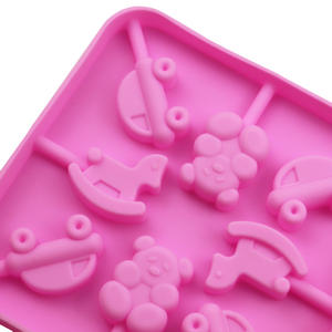 280 trojan bear car modeling hard candy mold silicone lollipop mold hard candy cake tool forniture da cucina <span class=keywords><strong>stampo</strong></span> da forno bpa free - Product Image 4