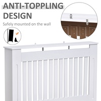 Couvercle de radiateur de Style moderne, armoire en MDF verticale horizontale étagère blanche traditionnelle
