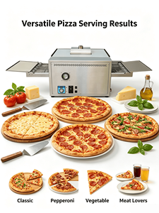 Horno de Pizza Doble Comercial de Acero Inoxidable para Restaurante, Pizzería y Cocina de Hotel - Product Image 3