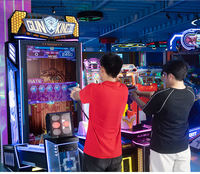 Simulateur de jeu interactif d'arcade à deux joueurs de haute qualité pour l'intérieur, avec deux pistolets, jeu vidéo de tir, parc d'attractions