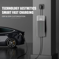Nouvelle borne de recharge portable pour véhicules électriques de 11 kW certifiée CE, 16A, 3 phases, prise Type 2 CEE, compacte, pour voyages et usage domestique