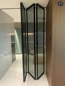<span class=keywords><strong>Porte</strong></span> d'armoire <span class=keywords><strong>coulissante</strong></span> bidirectionnelle moderne Cadre <span class=keywords><strong>en</strong></span> aluminium Système de rail suspendu de sécurité <span class=keywords><strong>Porte</strong></span> intérieure <span class=keywords><strong>en</strong></span> <span class=keywords><strong>verre</strong></span> de poche pour une utilisation <span class=keywords><strong>en</strong></span> appartement - Product Image 5