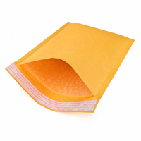 Enveloppes d'expédition jaunes en kraft à bulles, matelassées, avec fermeture adhésive, imperméables, antichoc, sacs express pour entreprises, vente en gros, SGS CE