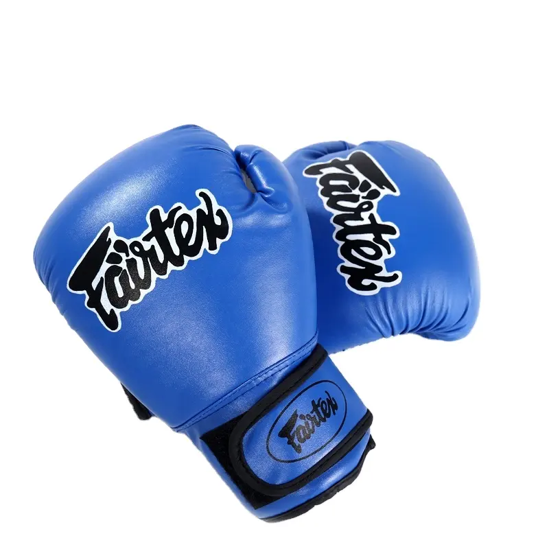 Satılık özel logo boks eldiveni profesyonel PU inek derisi deri boks ekipmanları
