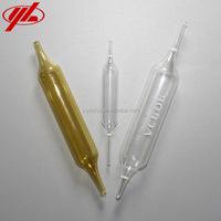 Ampoule en verre borosilicate scellée au feu de 1 ml à 20 ml, transparente ou ambrée, impression personnalisée pour usage pharmaceutique, marque Youlyy