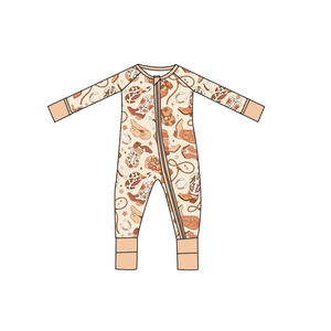 ملابس أطفال جاهزة للشحن من ماركة زينغباي، صندوق مفاجآت بتصميم غربي وأكمام طويلة مصنوعة من ألياف الخيزران - Product Image 1