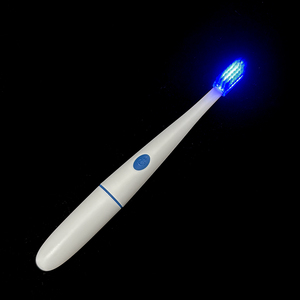 Cepillo de Dientes 2 en <span class=keywords><strong>1</strong></span> con Luz LED Azul para Blanqueamiento Óptico y <span class=keywords><strong>Limpieza</strong></span>, Microvibración, con Temporizador de 2 Minutos para Blanquear los Dientes - Product Image 4