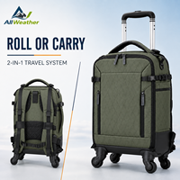 Tas Ransel Kamera Custom X-PAC dengan Roda Spinner 4, Ritsleting, Pembatas yang Dapat Dilepas, Kantong Laptop, Tahan Air untuk Fotografi
